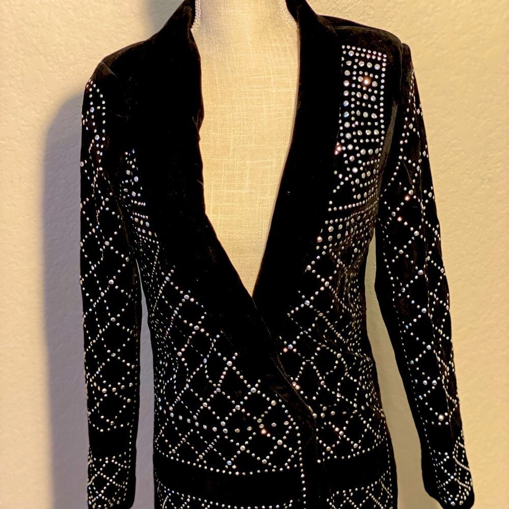 Studded Blazer Dress